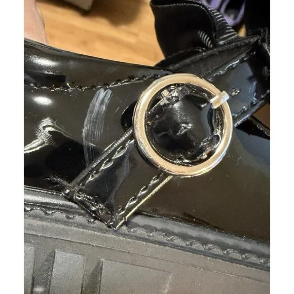 Wulubaba Toddler Girl's Size 8 Black Mary Jane Dress Shoes Classic Bow Design - Picture 5 of 5